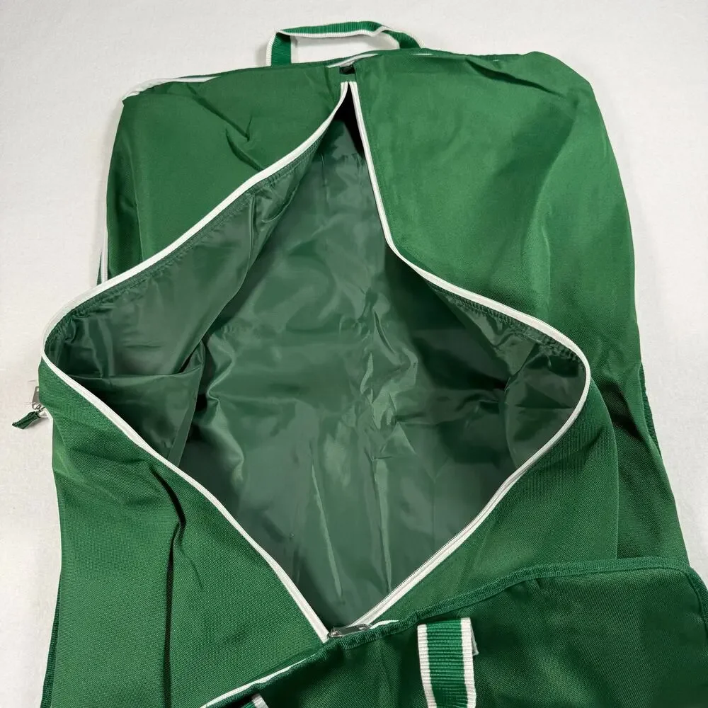 NEW Green logo LACOSTE Travel Garmet Bag Zip & Carry Weekender Bag 34